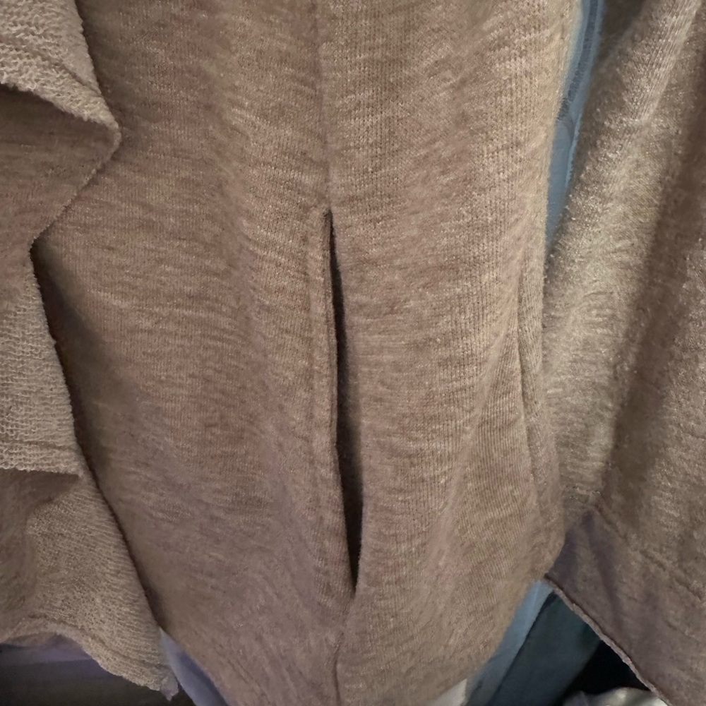 Vanity Gray Ruffle Blouse - Picture 3 of 5